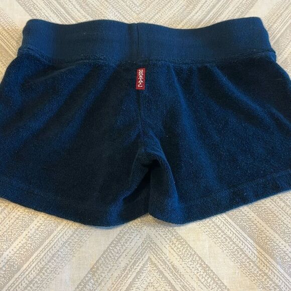 Hard Tail Girls Navy Blue Terry Drawstring Shorts, Size L & XL - Picture 4 of 7